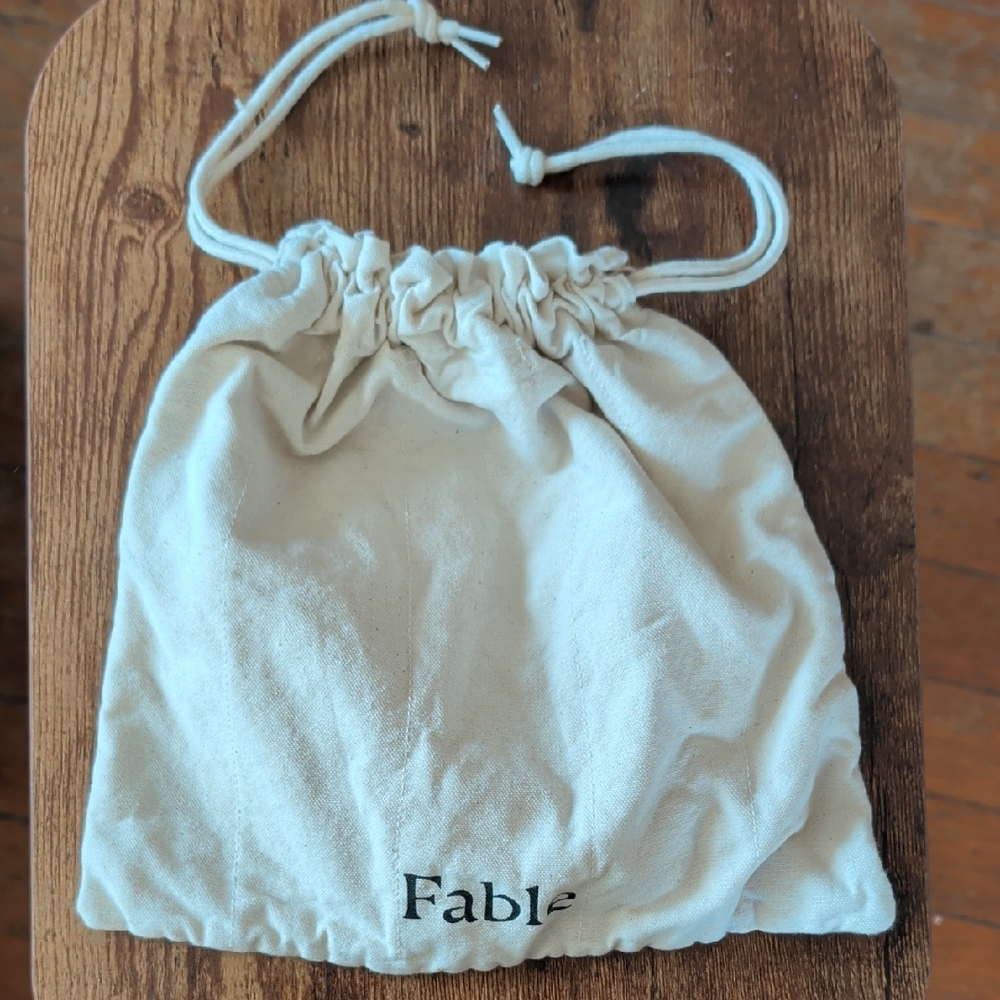 Fable Book Club Merch Pocketed Drawstring Bag Organizer Sack Compartments